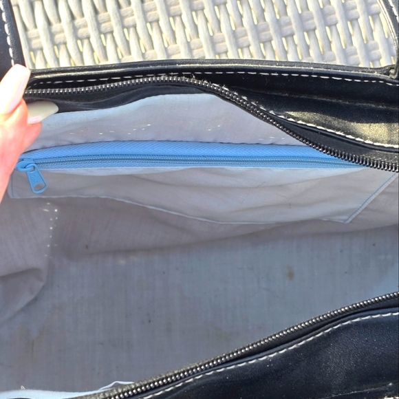 Hand Painted Flamingo Wicker Purse Artist: Paul Brent for Sun & Sand - Picture 9 of 10